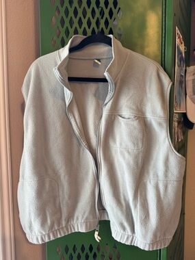Old Navy Light Blue Fleece Zip Up Vest